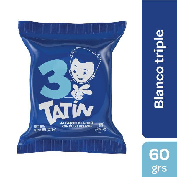 ALF.TATIN TRIPLE BLANCO 60G
