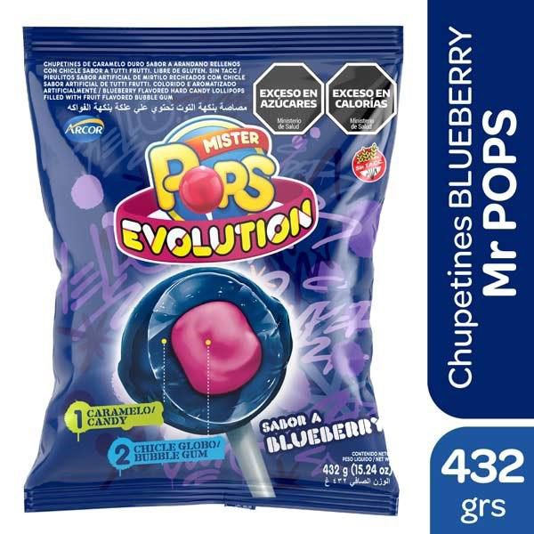 CHUP.POPS EVOL.BLUE BERRY X24U