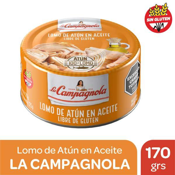 LOMO ATUN EN ACEITE LA CAMPAGNOLA 170G