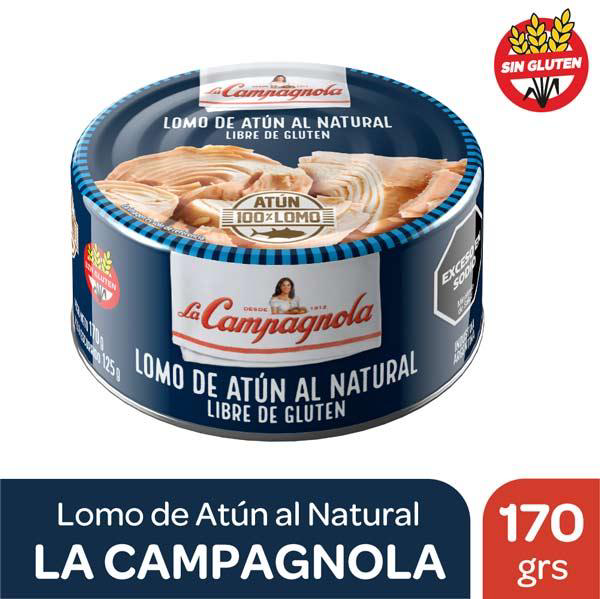 ATUN LA CAMPAGNOLA LOMO AL NATURAL 170G
