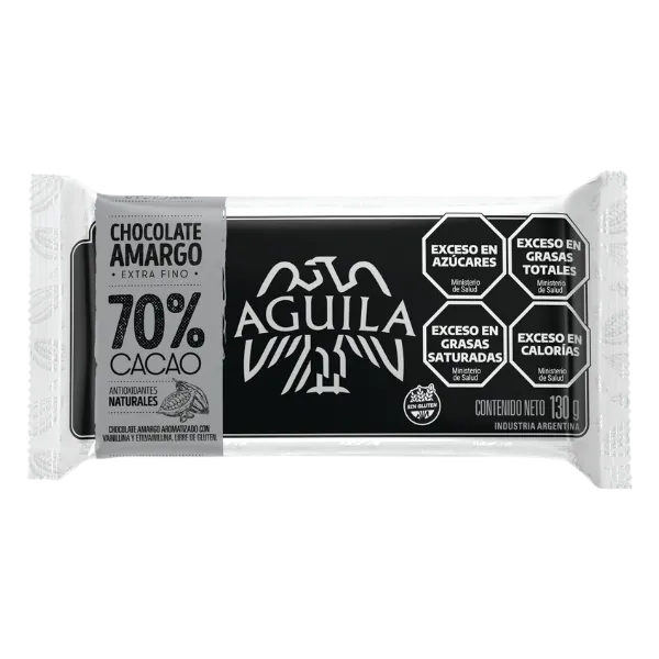 CHOC.AGUILA 70% CACAO (D15) 130G