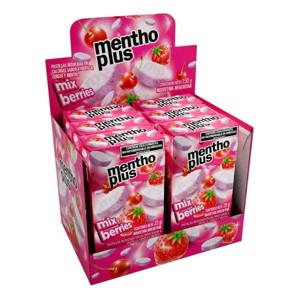MENTHOPLUS BERRIES 6X50G