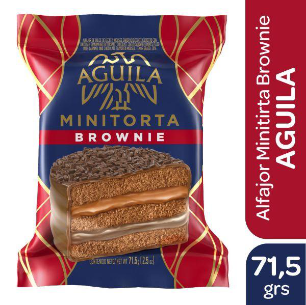 ALF.MINITORTA AGUILA BROWNIE 71.5G