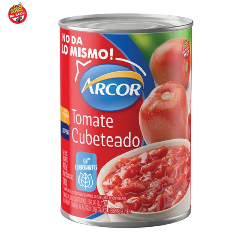 TOMATE CUBETEADO ARCOR X400G