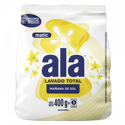 ALA MATIC SOL ECOLAVADO 400G