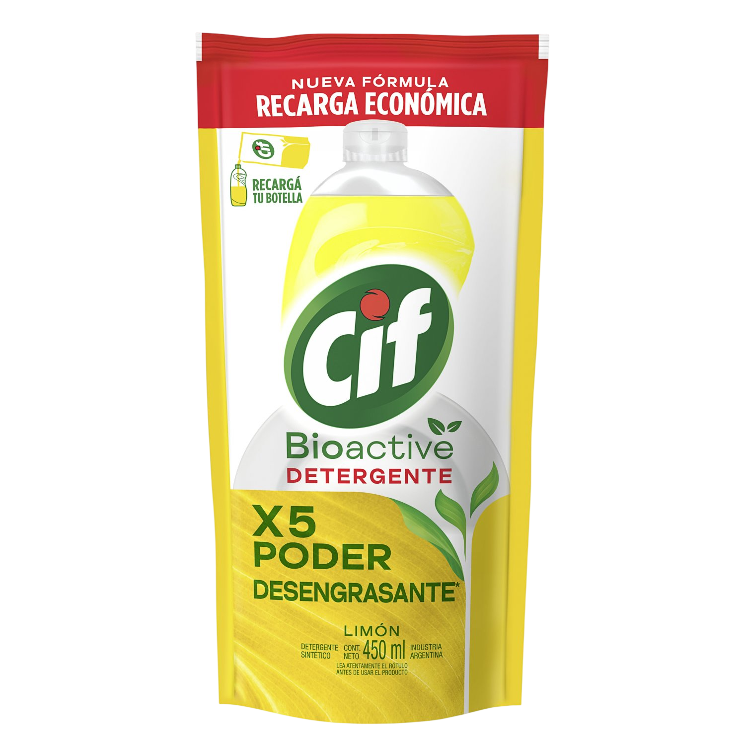 CIF LV.VAJ.BIO ACTIVE LIMON DP 450ML